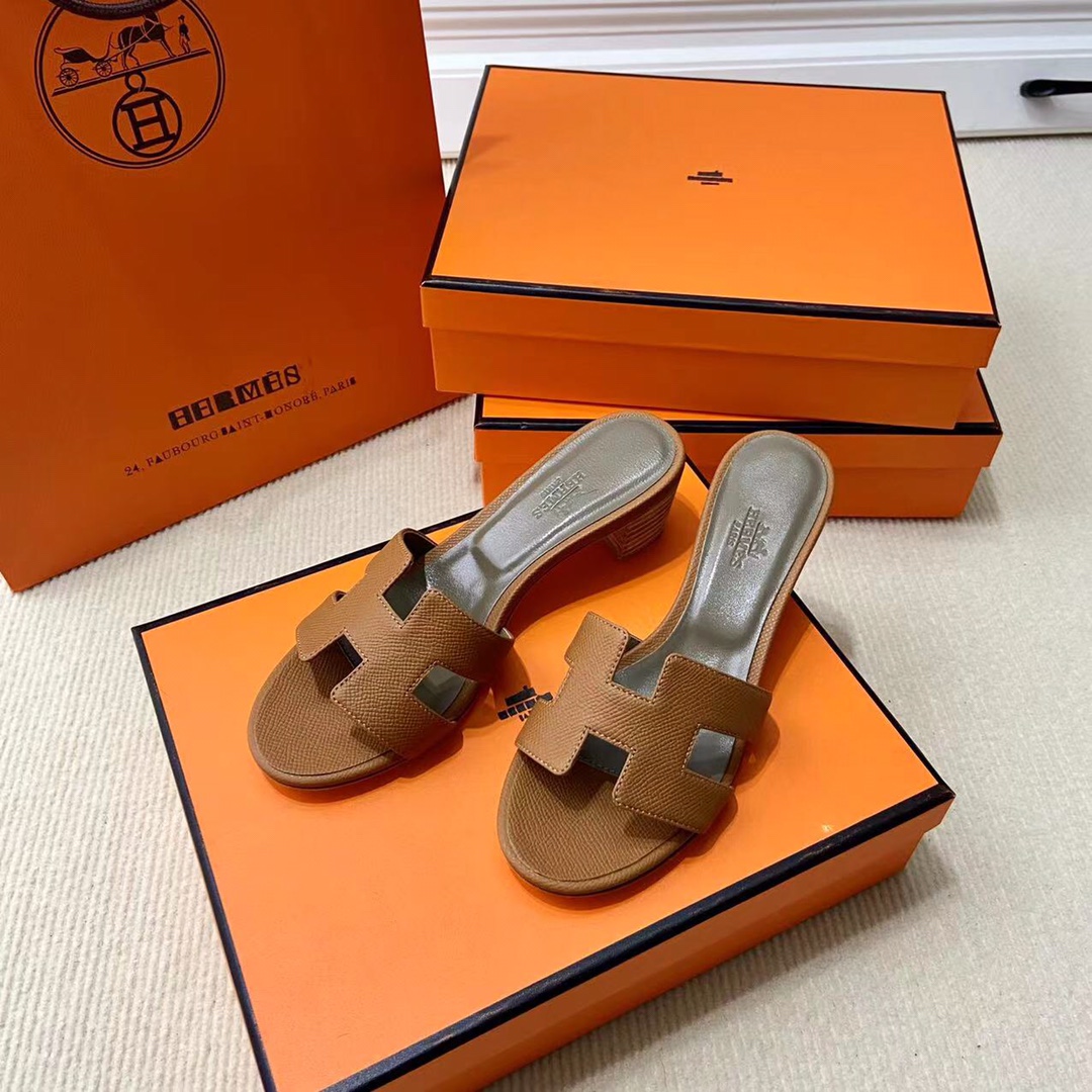 에르메스 올수공 오아시스 슬리퍼 샌들 앱송 15